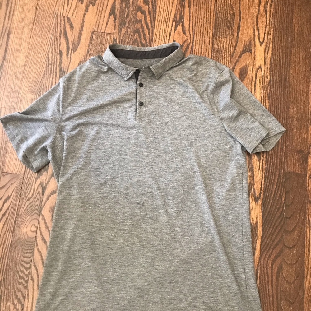 Lulu Lemon Grey Polo